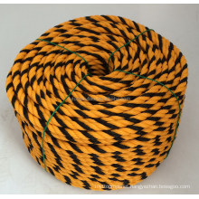 12mm yellow/black tiger rope 100m roll for warning